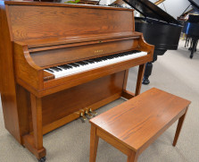 Dark oak Yamaha P22 studio piano